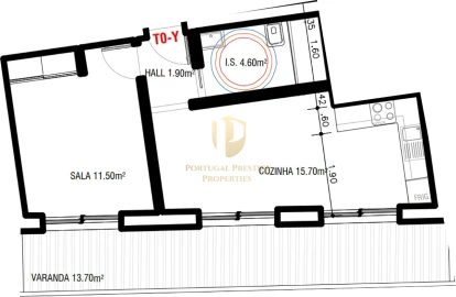 Apartamento T0 para Venda em Altura