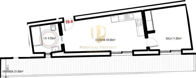 Apartamento T0 para Venda em Altura