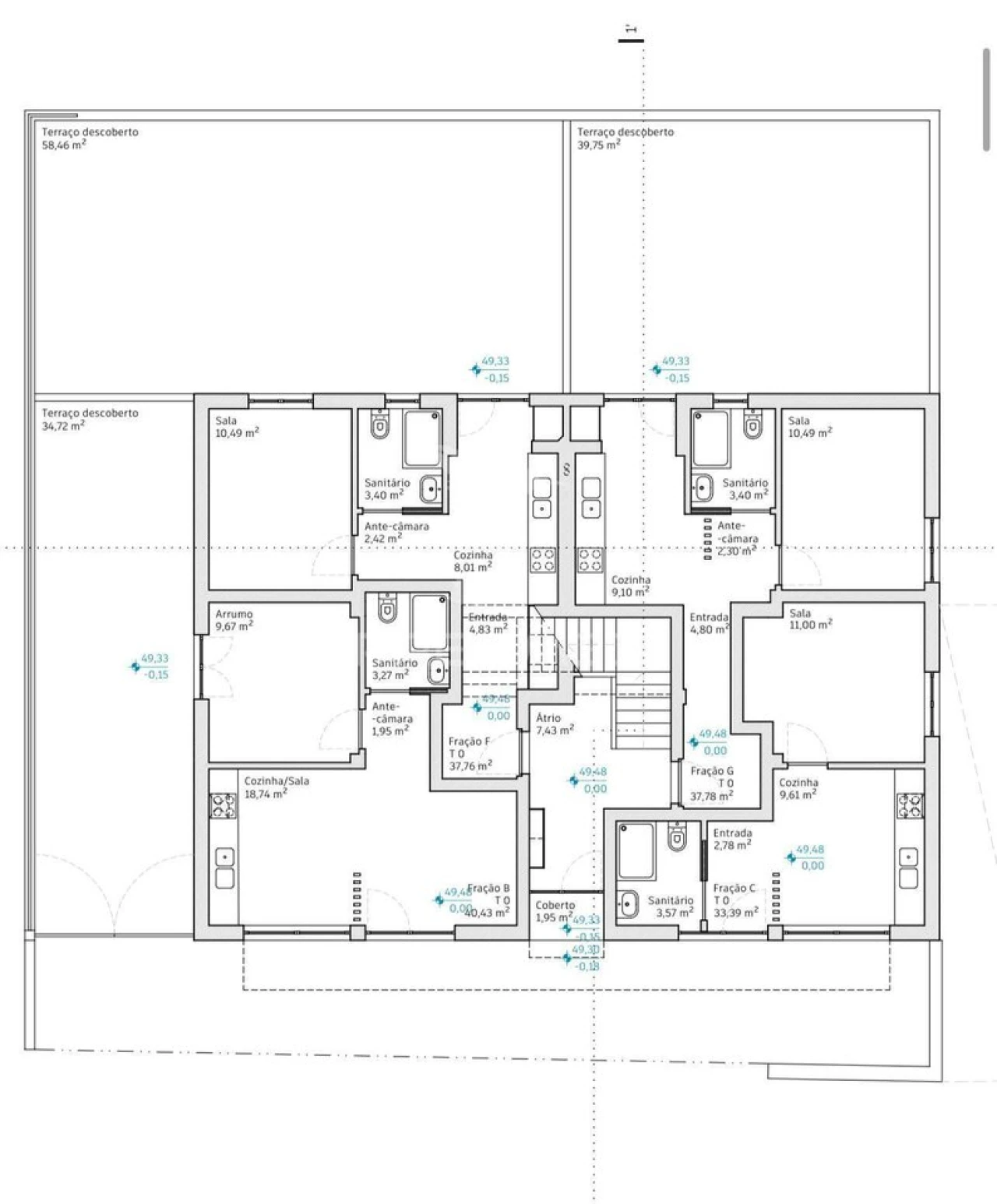 Apartamento T0 para Venda em Marrazes e Barosa Foto 14