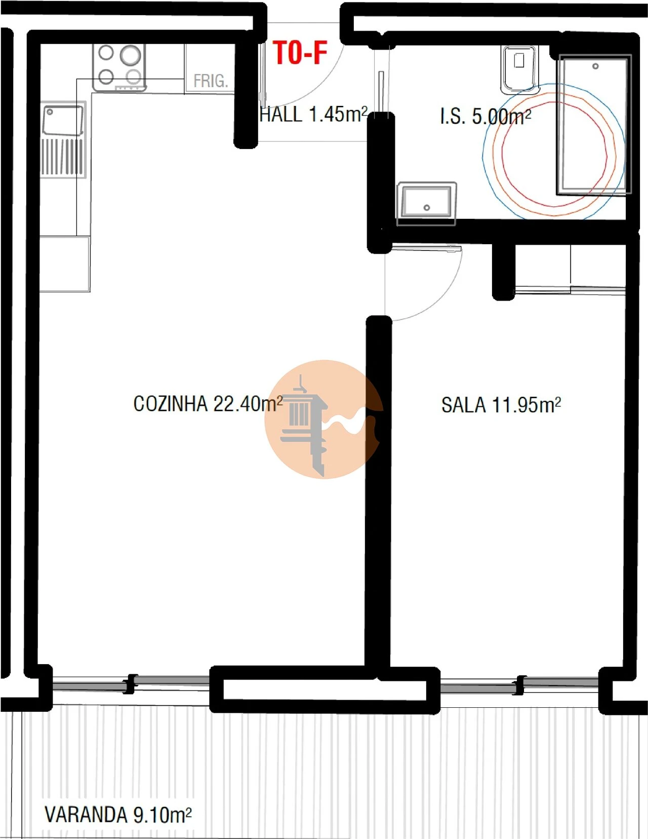 Apartamento T0 para Venda em Altura Foto 5