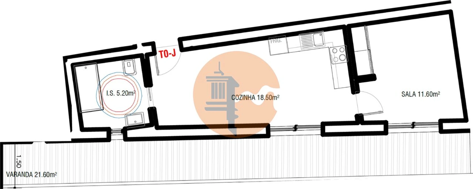 Apartamento T0 para Venda em Altura Foto 5