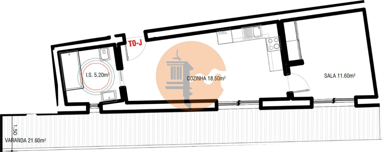 Apartamento T0 para Venda em Altura Foto 5