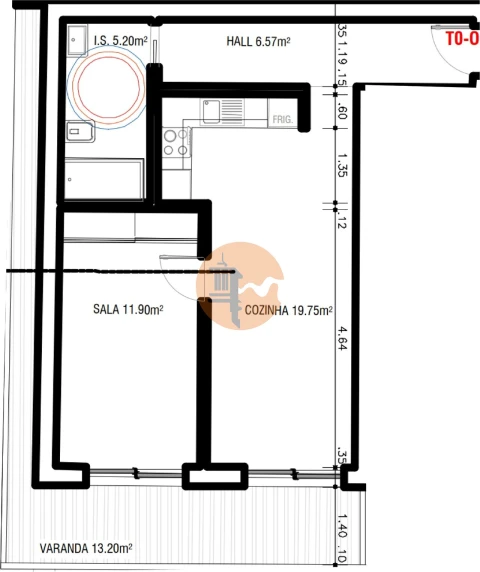 Apartamento T0 para Venda em Altura