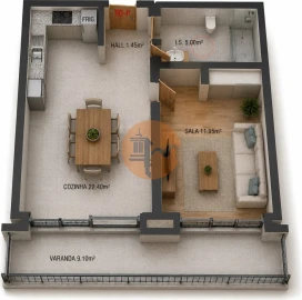 Apartamento T0 para Venda em Altura