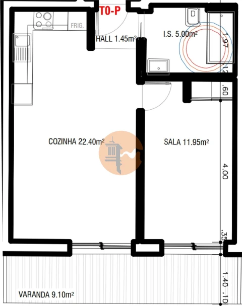 Apartamento T0 para Venda em Altura