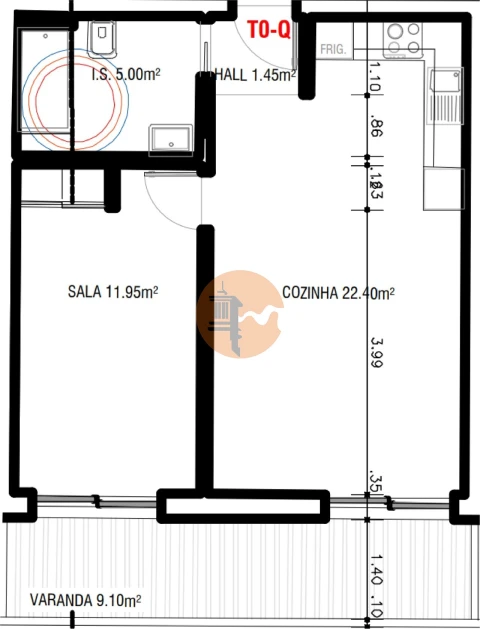 Apartamento T0 para Venda em Altura