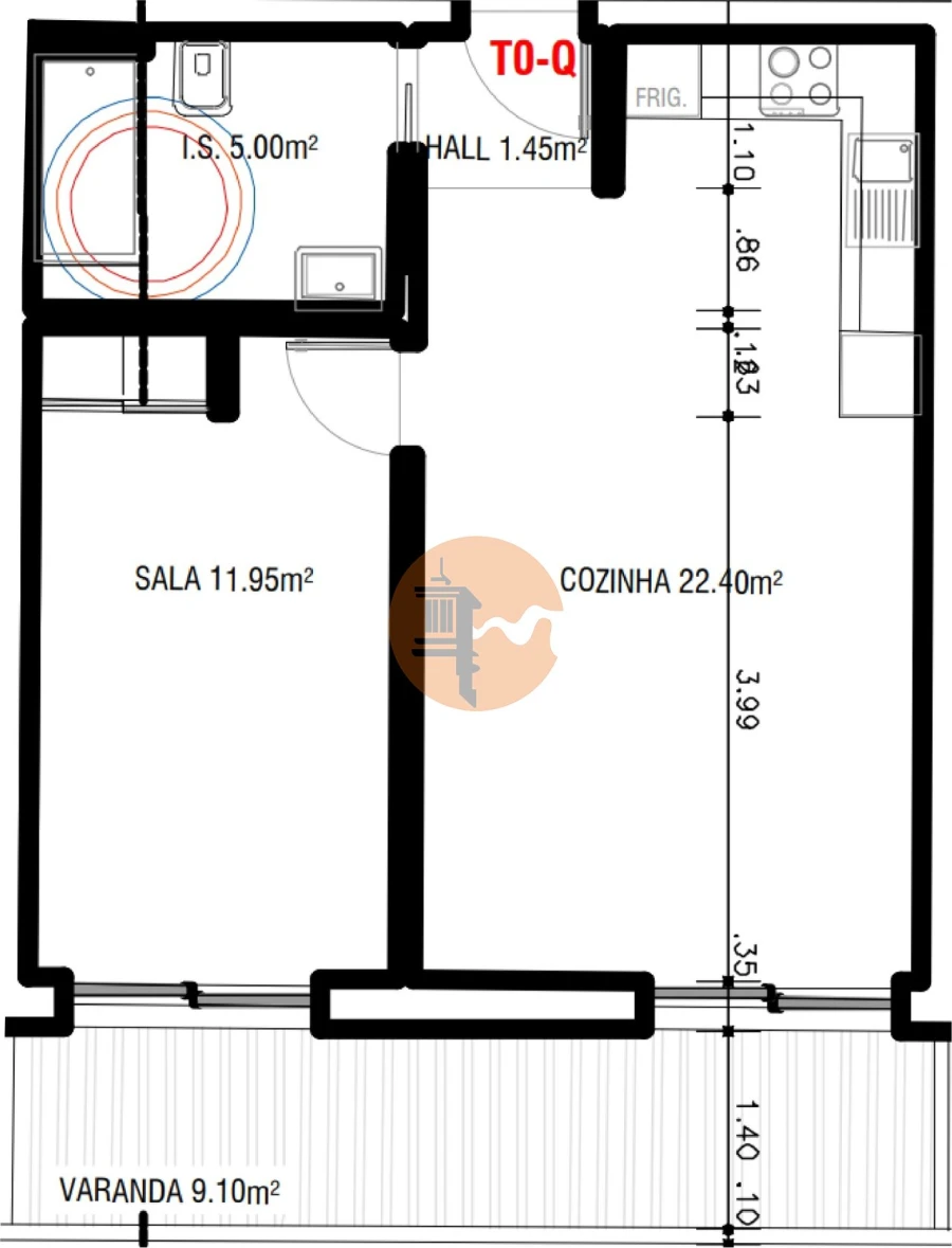 Apartamento T0 para Venda em Altura Foto 5