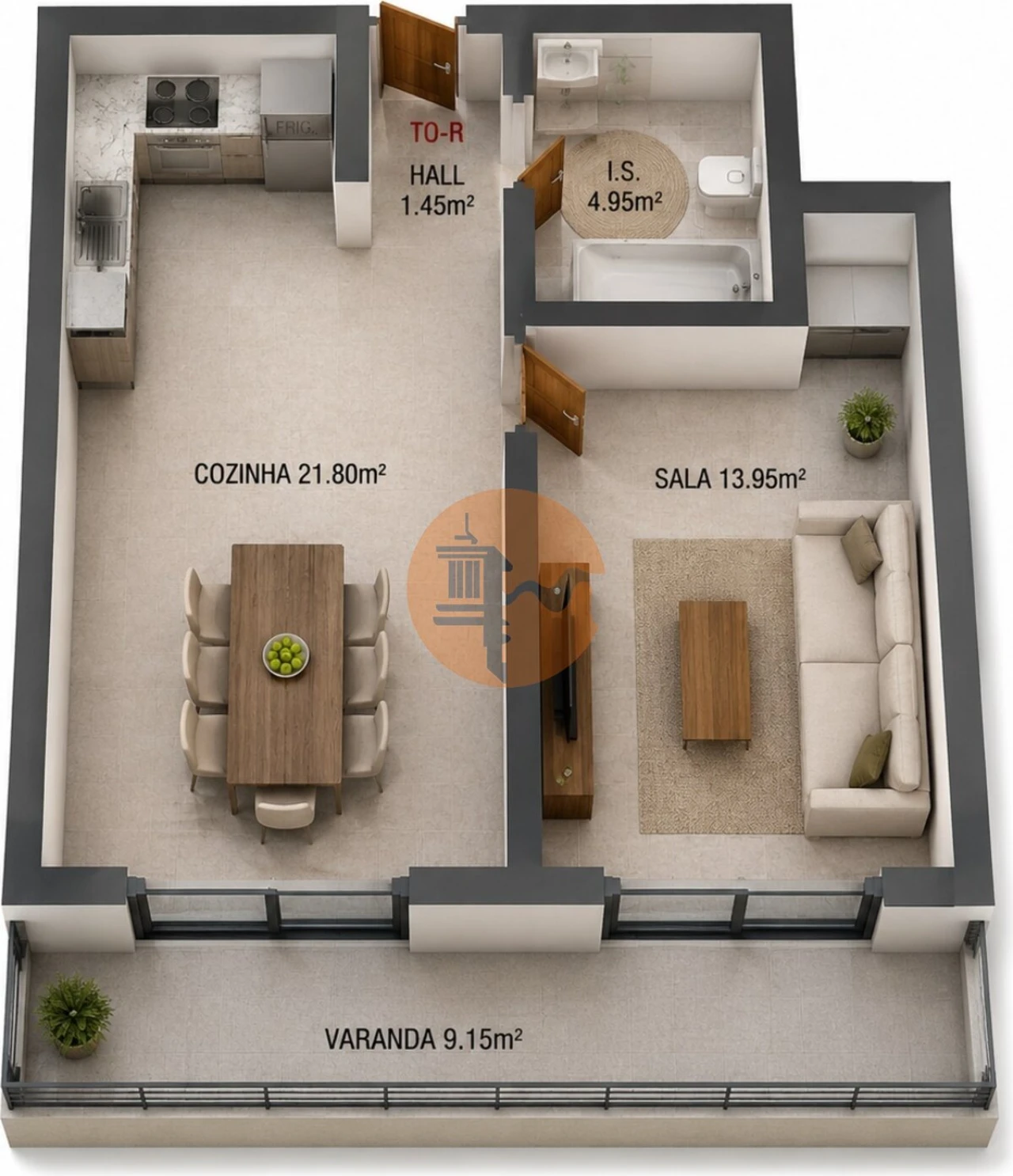 Apartamento T0 para Venda em Altura Foto 4