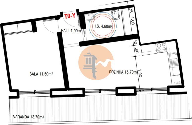 Apartamento T0 para Venda em Altura Foto 5