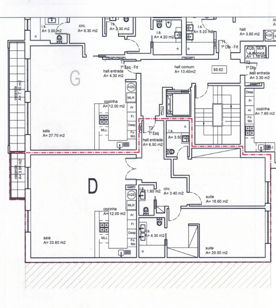 Apartamento T2 para Arrendamento em Ericeira Planta 1