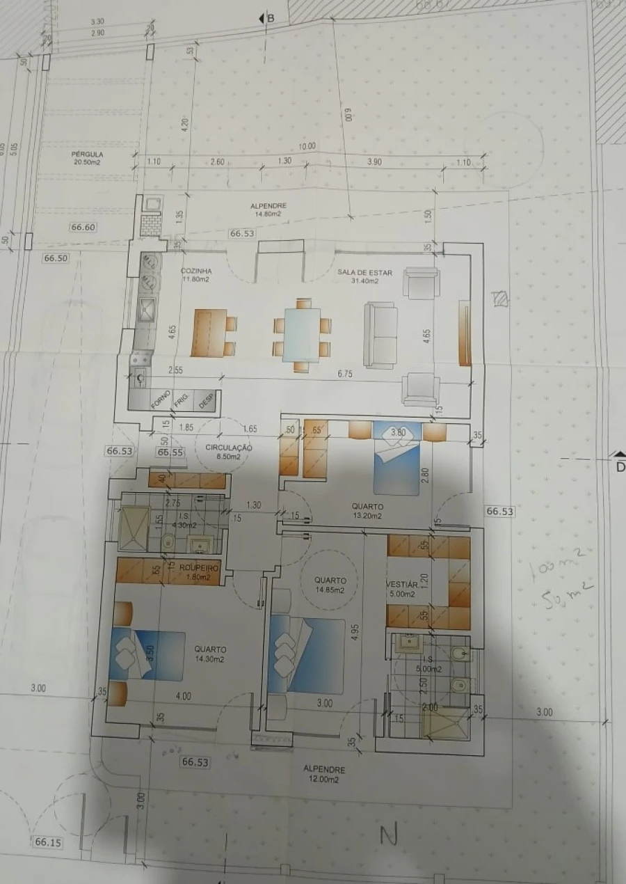 Moradia T3 para Venda em Fernao Ferro Planta 1