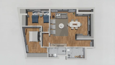 Apartamento T2 para Venda em Rio de Mouro