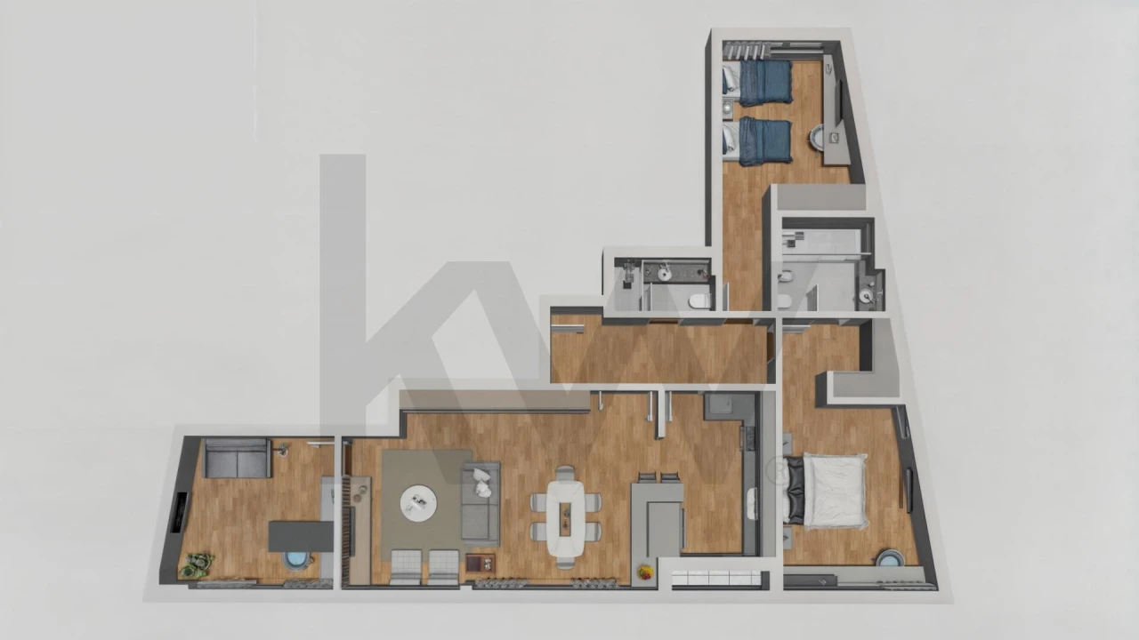 Apartamento T3 para Venda em Rio de Mouro Foto 9