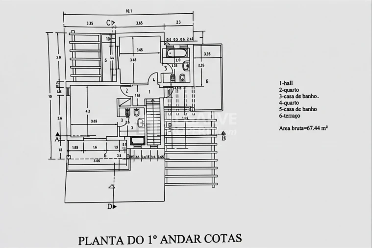 Moradia T3 para Venda em Loule (São Clemente) Planta 1