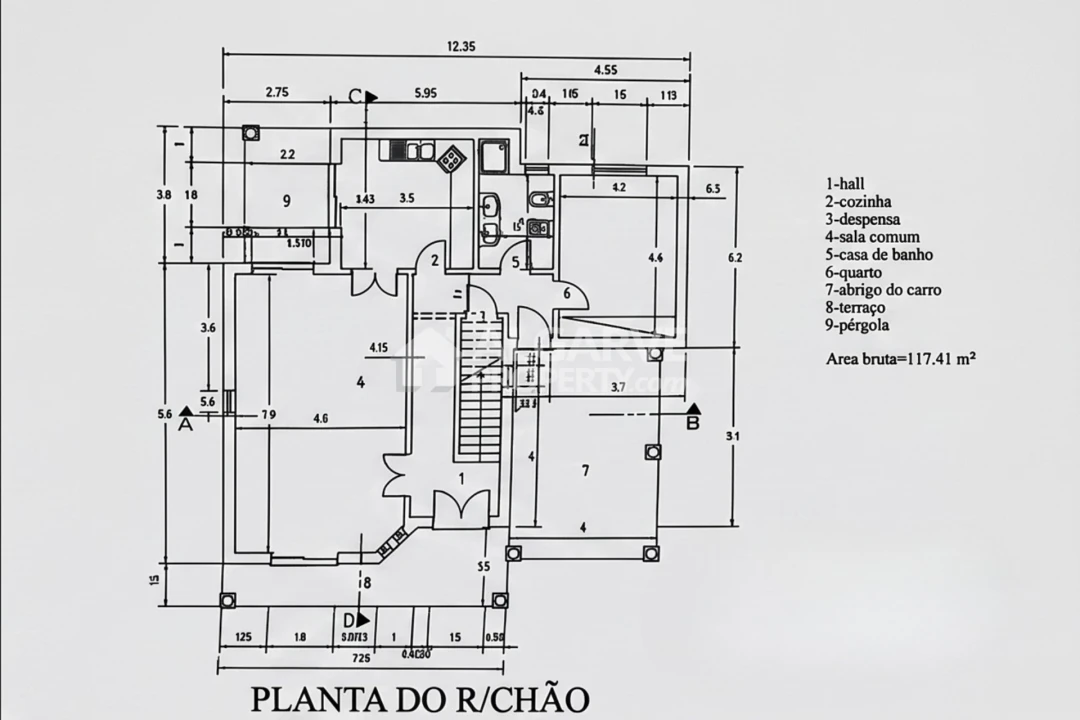Moradia T3 para Venda em Loule (São Clemente) Planta 2