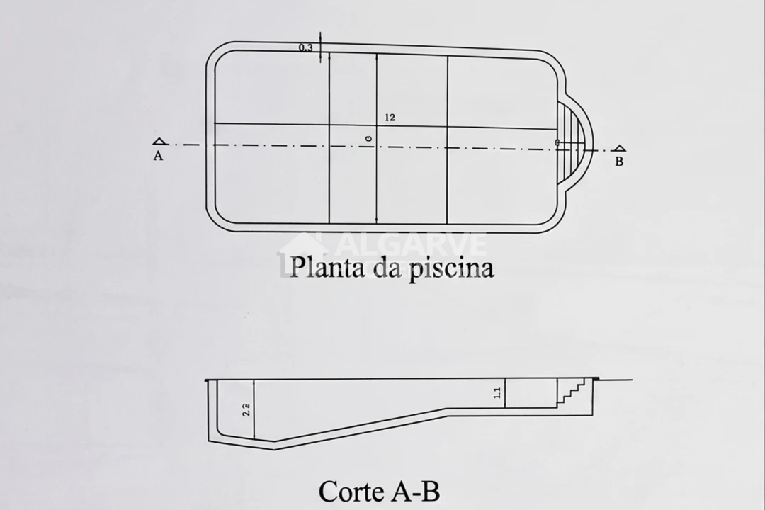 Moradia T3 para Venda em Loule (São Clemente) Planta 3