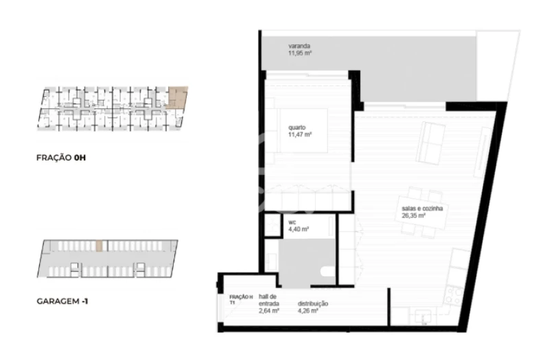 Apartamento T1 para Venda em Vila Nova de Cerveira e Lovelhe Foto 8