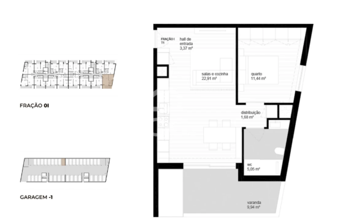 Apartamento T1 para Venda em Vila Nova de Cerveira e Lovelhe Foto 8