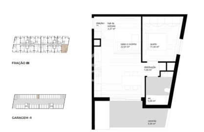 Apartamento T1 para Venda em Vila Nova de Cerveira e Lovelhe