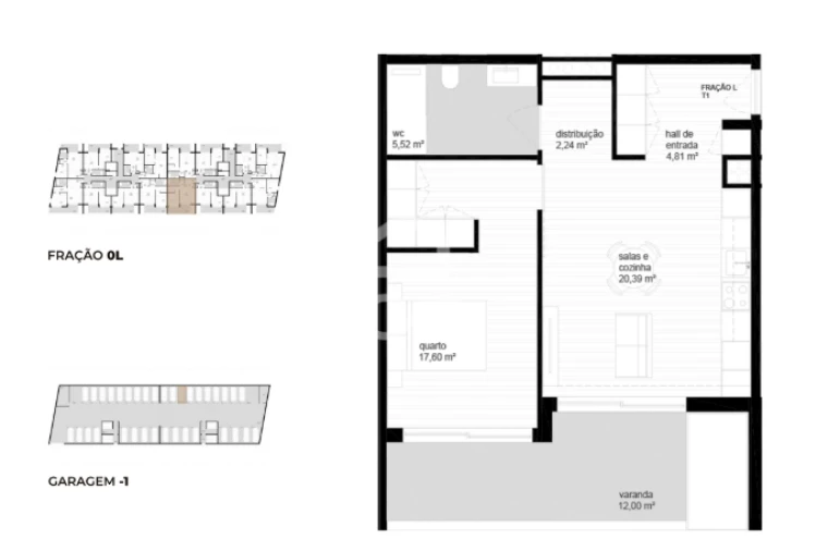 Apartamento T1 para Venda em Vila Nova de Cerveira e Lovelhe Foto 8