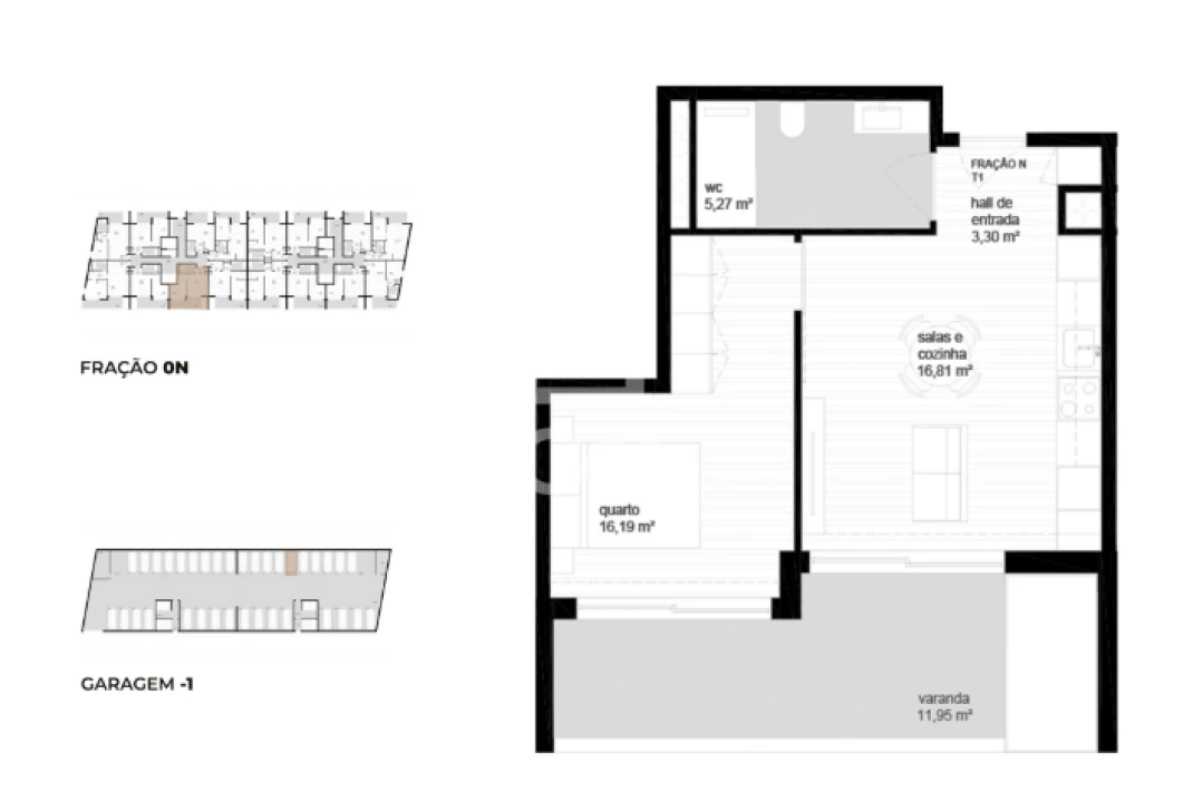 Apartamento T1 para Venda em Vila Nova de Cerveira e Lovelhe Foto 8