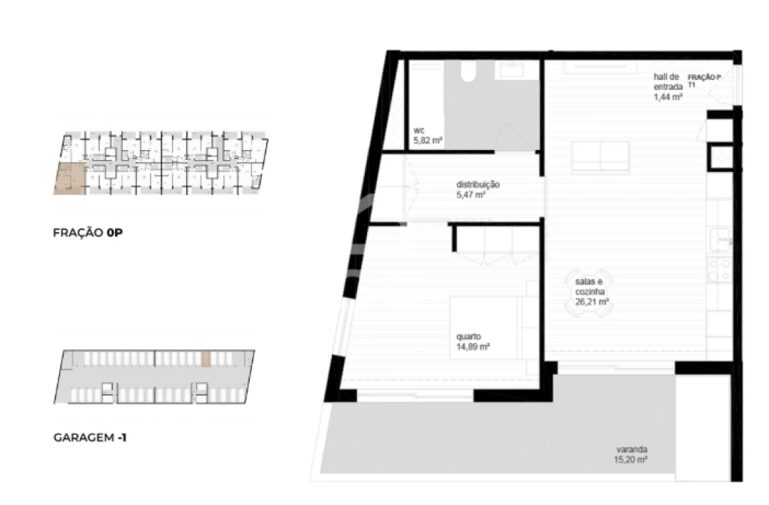 Apartamento T1 para Venda em Vila Nova de Cerveira e Lovelhe Foto 8