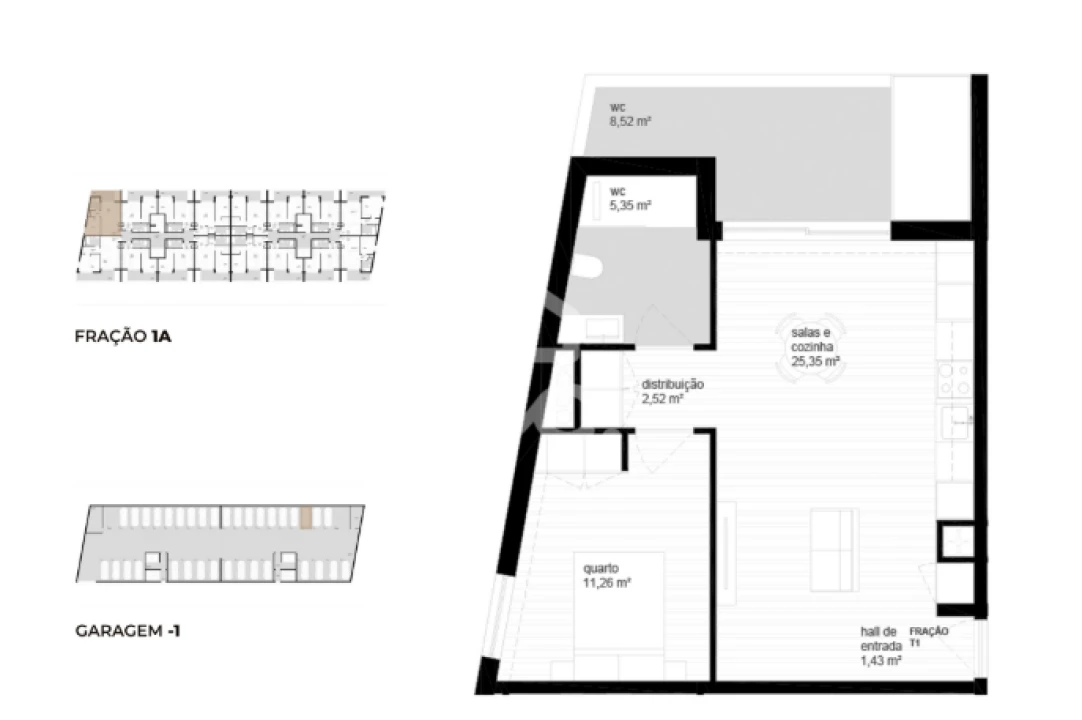 Apartamento T1 para Venda em Vila Nova de Cerveira e Lovelhe Foto 8