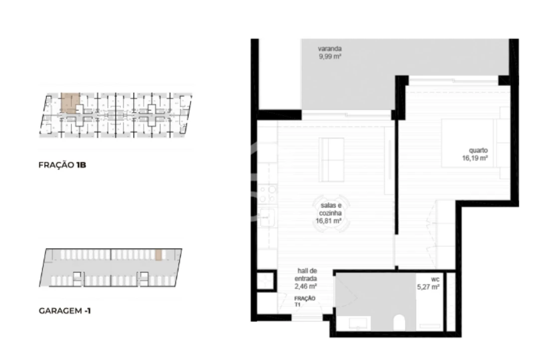 Apartamento T1 para Venda em Vila Nova de Cerveira e Lovelhe Foto 8