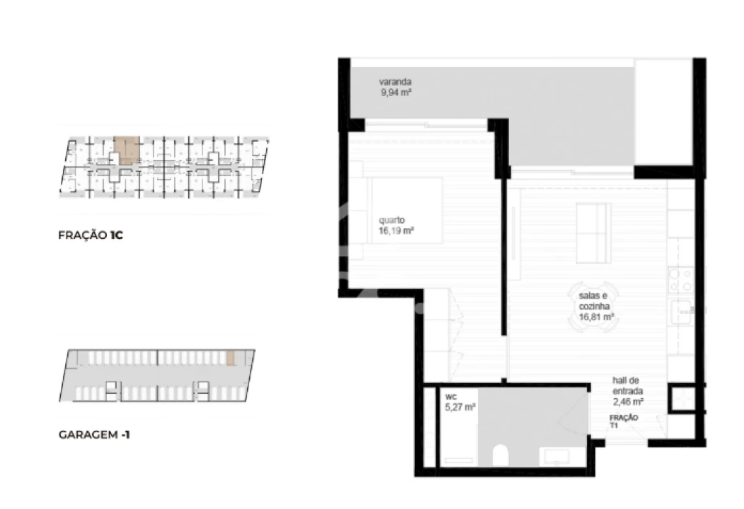 Apartamento T1 para Venda em Vila Nova de Cerveira e Lovelhe Foto 8