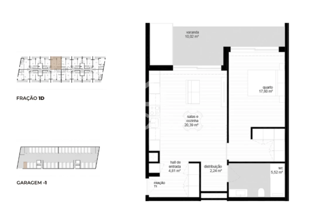 Apartamento T1 para Venda em Vila Nova de Cerveira e Lovelhe Foto 8