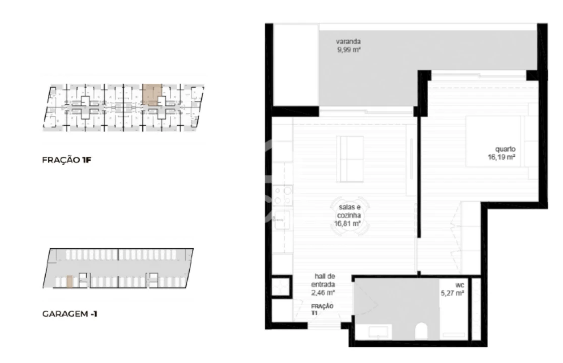 Apartamento T1 para Venda em Vila Nova de Cerveira e Lovelhe Foto 8