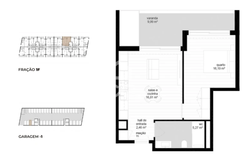 Apartamento T1 para Venda em Vila Nova de Cerveira e Lovelhe Foto 8