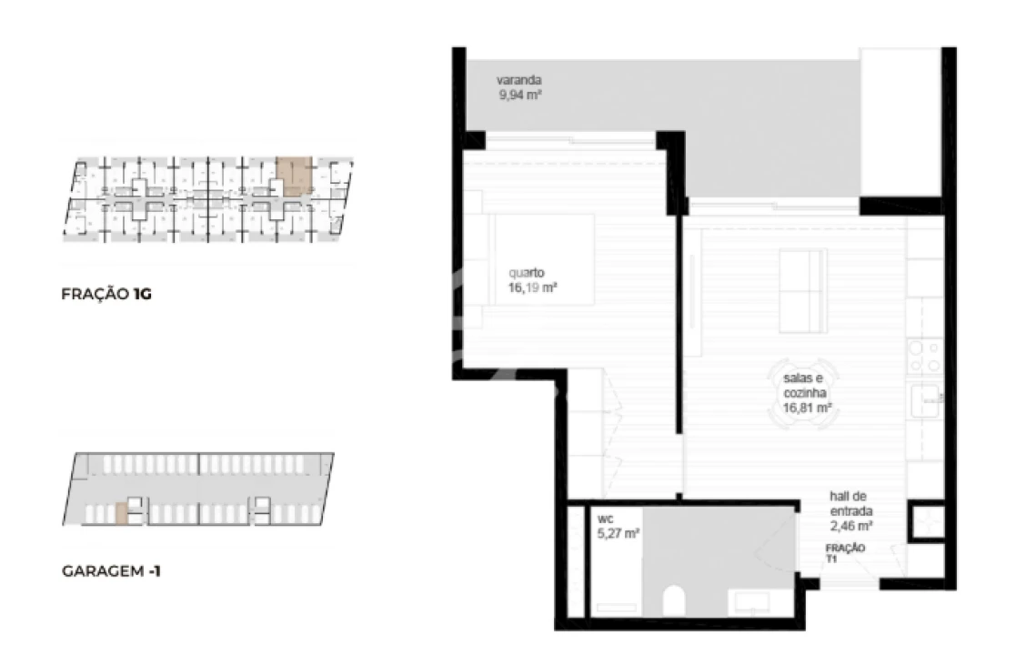 Apartamento T1 para Venda em Vila Nova de Cerveira e Lovelhe Foto 8