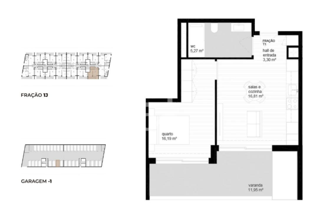 Apartamento T1 para Venda em Vila Nova de Cerveira e Lovelhe Foto 8