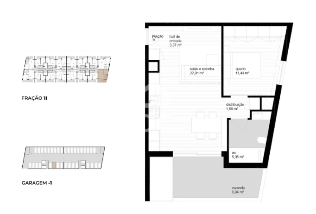 Apartamento T1 para Venda em Vila Nova de Cerveira e Lovelhe Foto 8