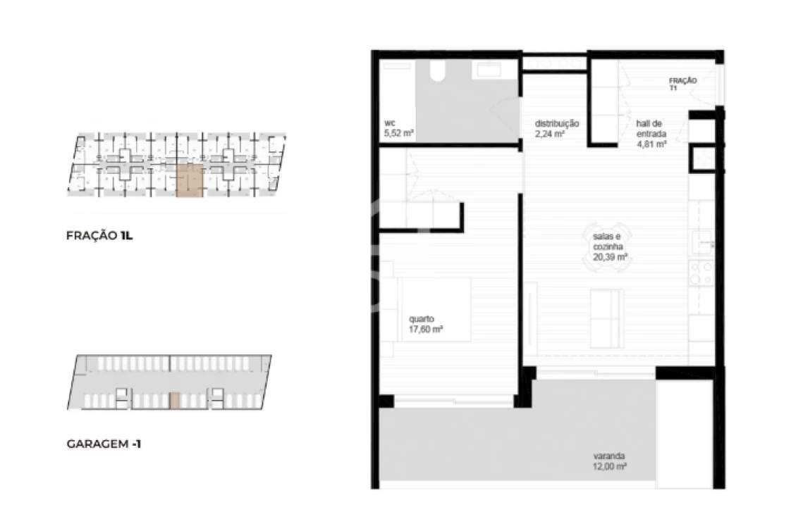 Apartamento T1 para Venda em Vila Nova de Cerveira e Lovelhe Foto 8