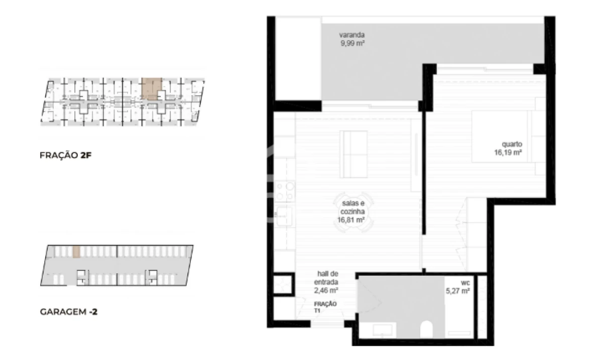 Apartamento T1 para Venda em Vila Nova de Cerveira e Lovelhe Foto 8