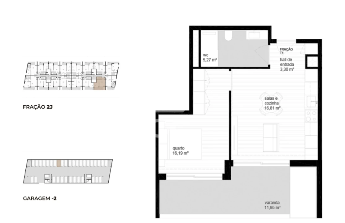 Apartamento T1 para Venda em Vila Nova de Cerveira e Lovelhe Foto 8