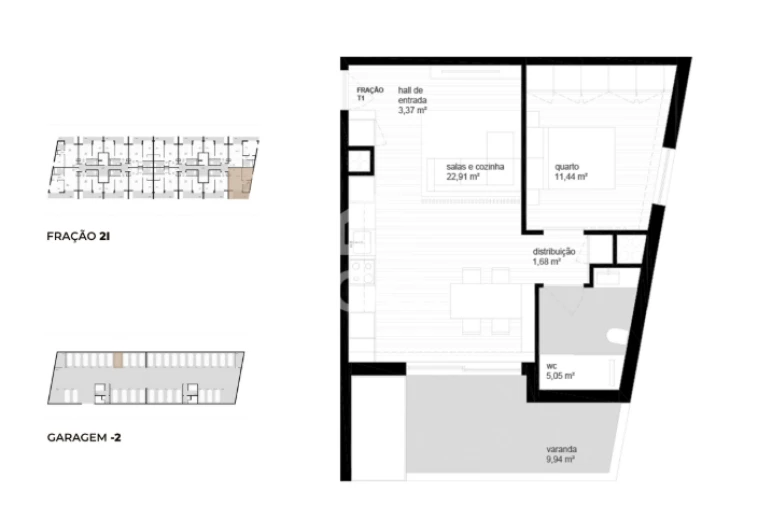 Apartamento T1 para Venda em Vila Nova de Cerveira e Lovelhe Foto 8