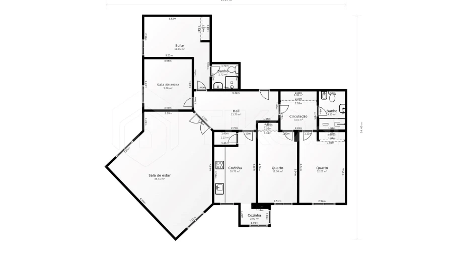 Apartamento T4 para Venda em Venteira Planta 2