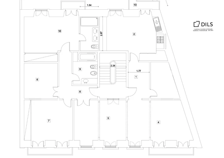Apartamento T3 para Venda em Santo António Planta 1