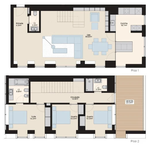 Apartamento T3 para Venda em Moscavide e Portela Planta 1