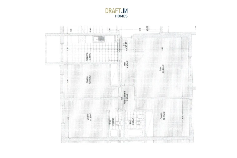 Apartamento T3 para Venda em Portimão Planta 1