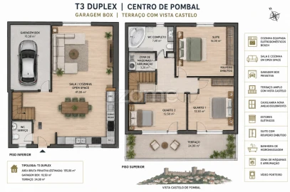 Apartamento T3 para Venda em Pombal