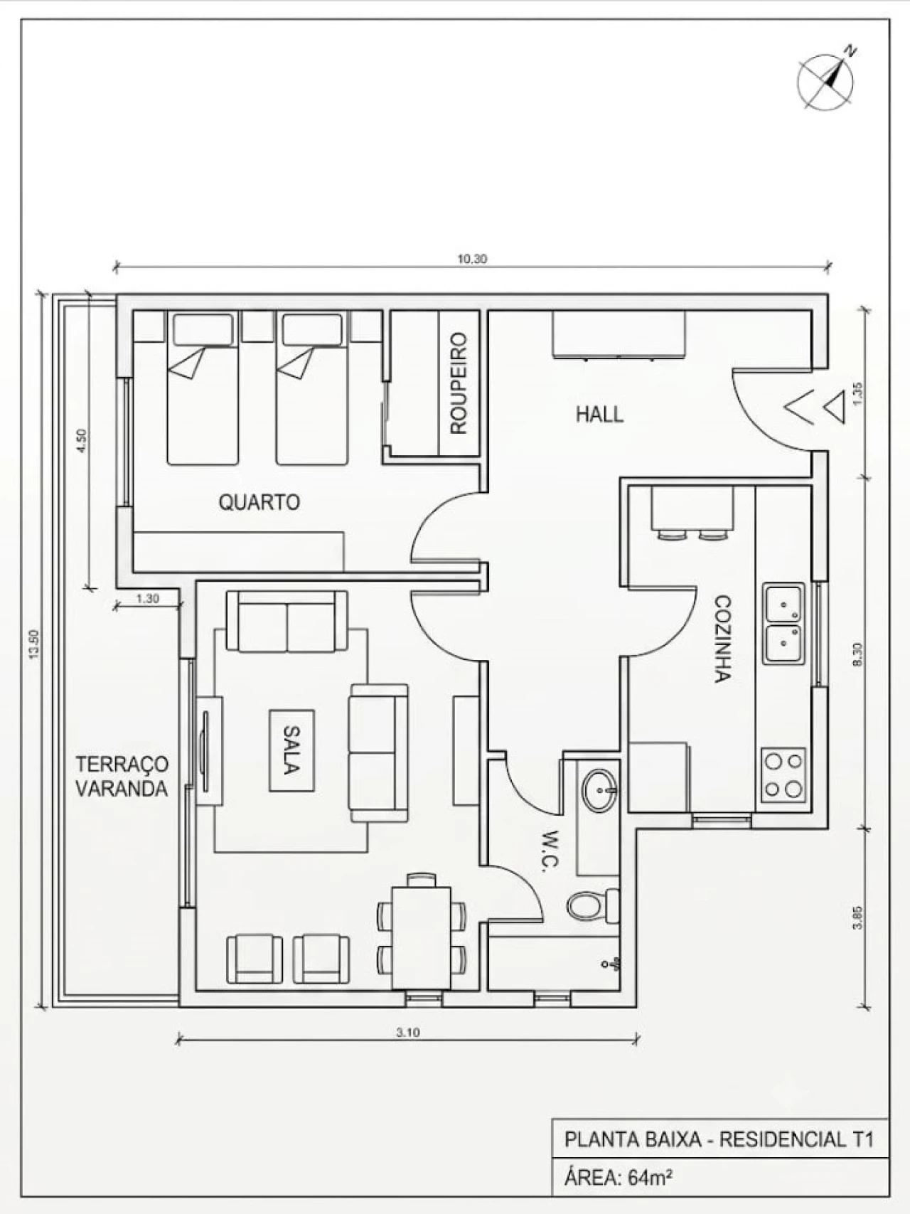 Apartamento T1 para Venda em Conceição e Cabanas de Tavira Foto 15
