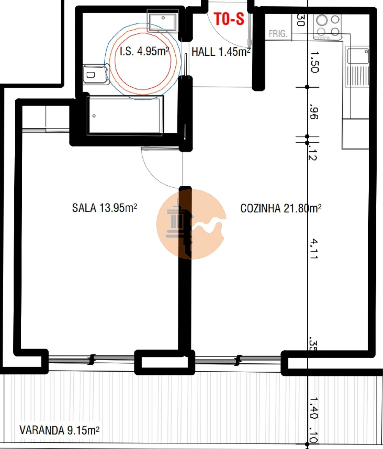 Apartamento T0 para Venda em Altura Foto 5