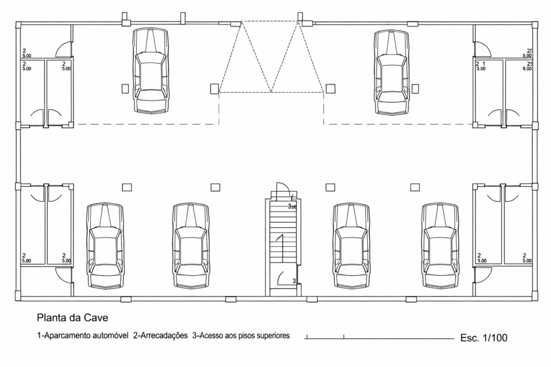 Apartamento T2 para Venda em Vila Praia de Ancora Planta 2