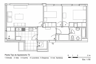 Apartamento T2 para Venda em Vila Praia de Ancora