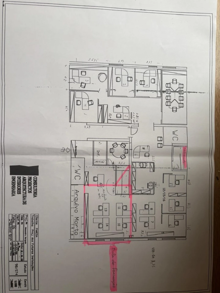 Escritório para Venda em Cidade da Maia Planta 1