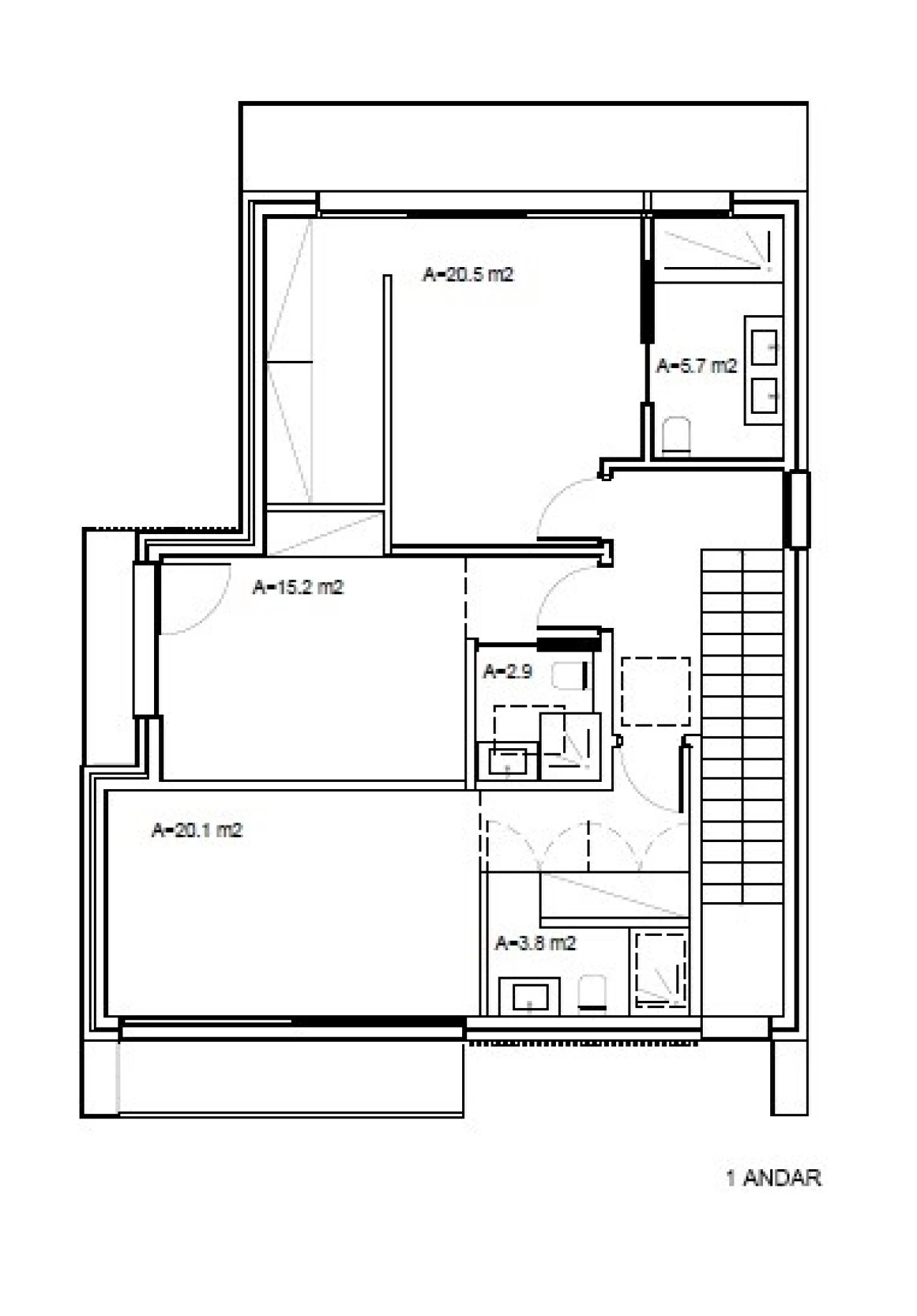 Moradia T4 para Venda em Alcabideche Planta 2